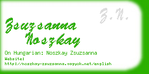 zsuzsanna noszkay business card